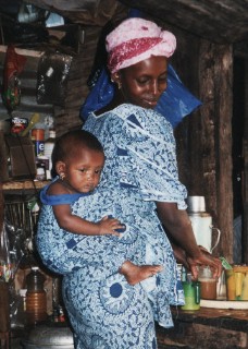 Le Pagne Africain Porter Son Enfant